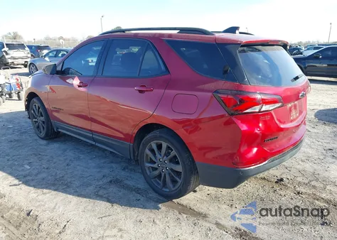 2022 Chevrolet Equinox Fwd Rs из США, поврежденный, VIN 3GNAXMEV3NS185504